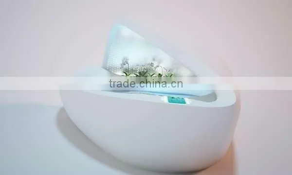 Eco-friendly freestanding rose shaped corian bathtub