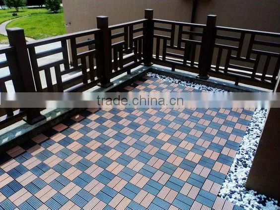 Outdoor wpc deck tiles for household