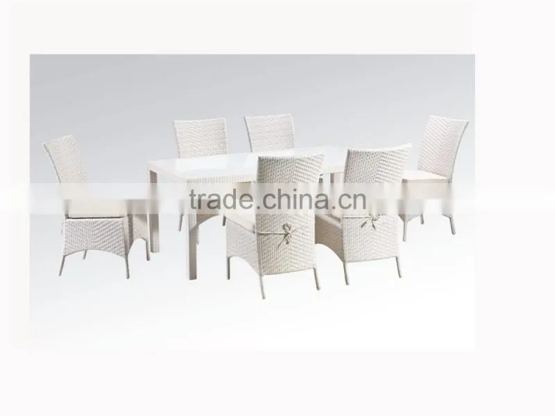6 Seater Glass Top Dining Table