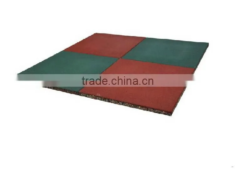 Manufacturer colorful rubber flooring mat with holes