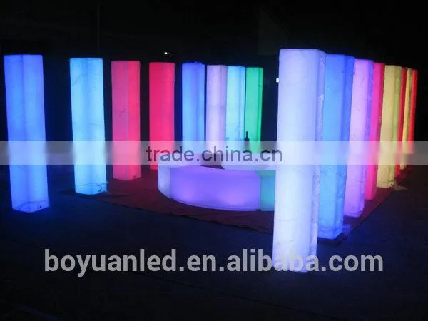 led illuminated lighting column stand furniture