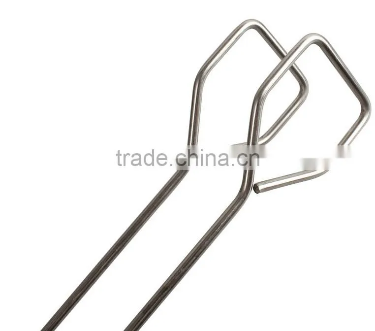Wooden handle bbq tool set