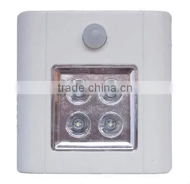 4 LED Square Strong Sensor Wall Light