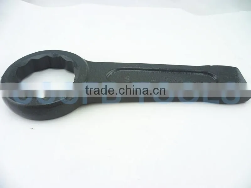 High Quality 45# Steel Striking Box Wrench,40 CR Slugging Ring Spanner,Size 19mm Hammer Ring Spanner