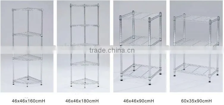 Colorful Metal 3 Tier Book Storage Shelf Magazine Display Rack DIY Bookcase