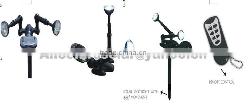 Ajustable Solar Romote control Spot Light