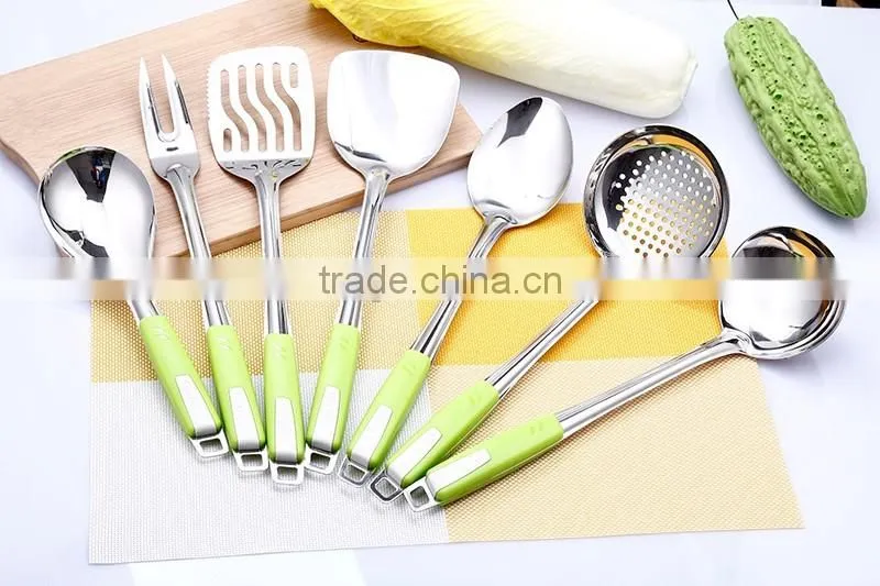 BYX02 Kitchen Utensil Stainless Steel Meal Spoon