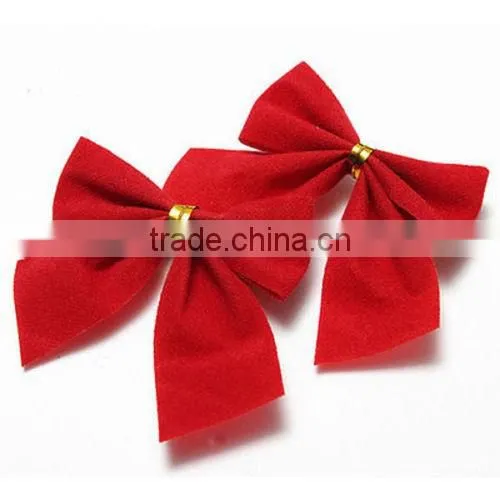 elegant 12pcs Bow Christmas Tree Decoration Xmas Hanging Ornament Bowknot Party Home Decor