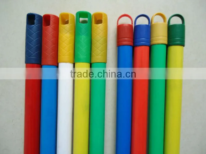 Household tools PVC coated wooden broom handle