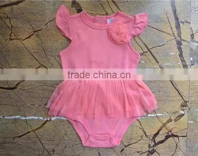 New Pattern Cotton Boutique Girl Clothing Baby Girl Romper