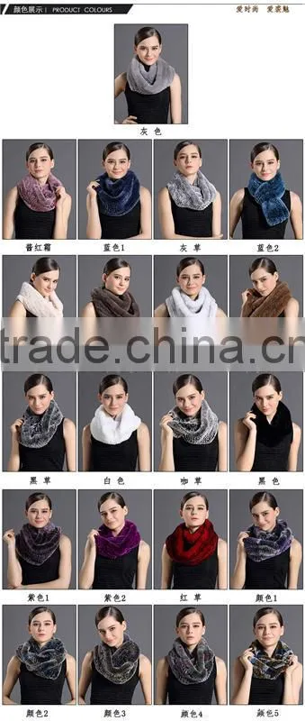 Lovely fur boa Raccoon Fur Scarf for Winter rabbit winter scarf