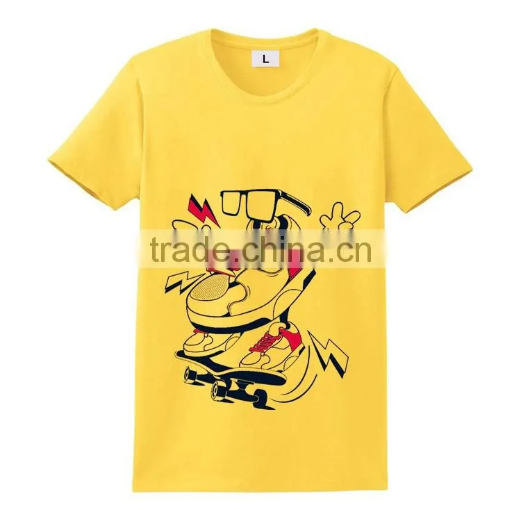 Wholesale Designer T Shirts Fancy Printing Bulk 100 Cotton Camisas Para Hombre