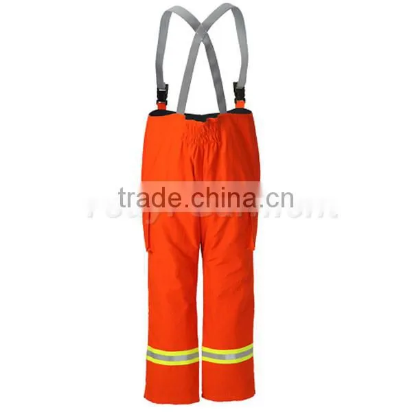 hi-vis fire retard workwear with flap pocket and articulated sleeve