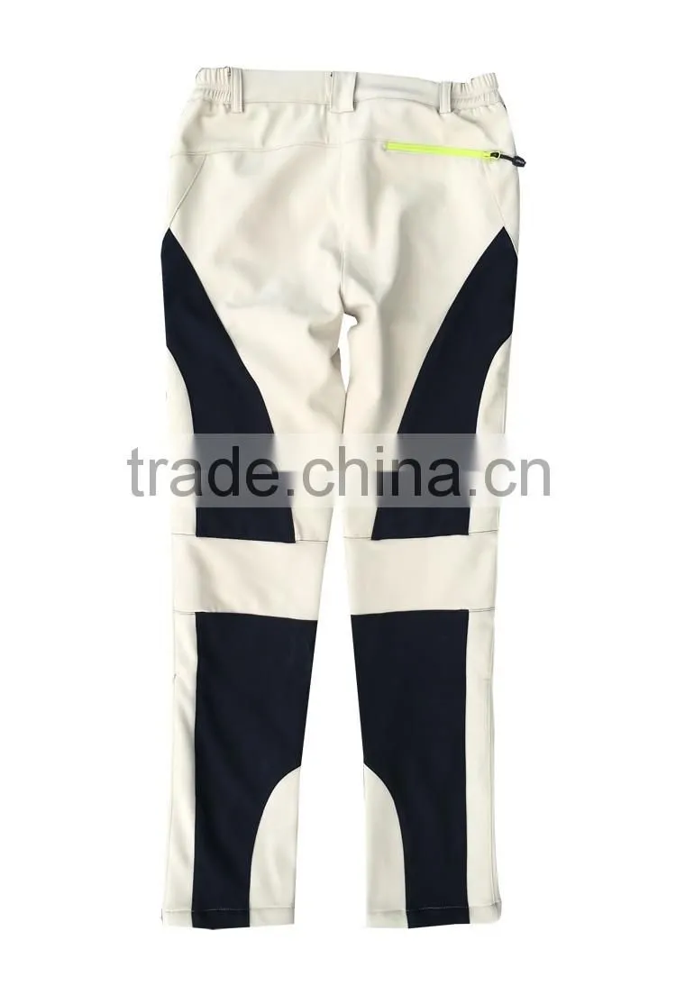 Fashion casual spandex 3 layers softshell pants trousers for men