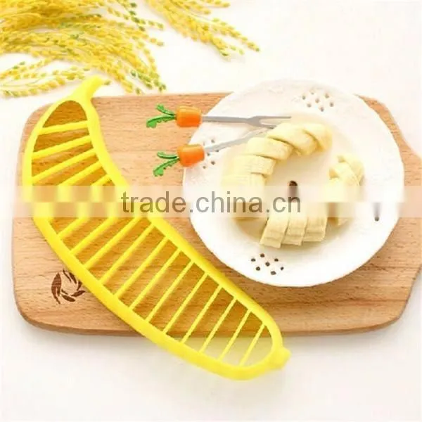 High quality Banana Slicer Cutter Chopper Cucumber Cutter 2016 Fruit Salad Kitchen Tool