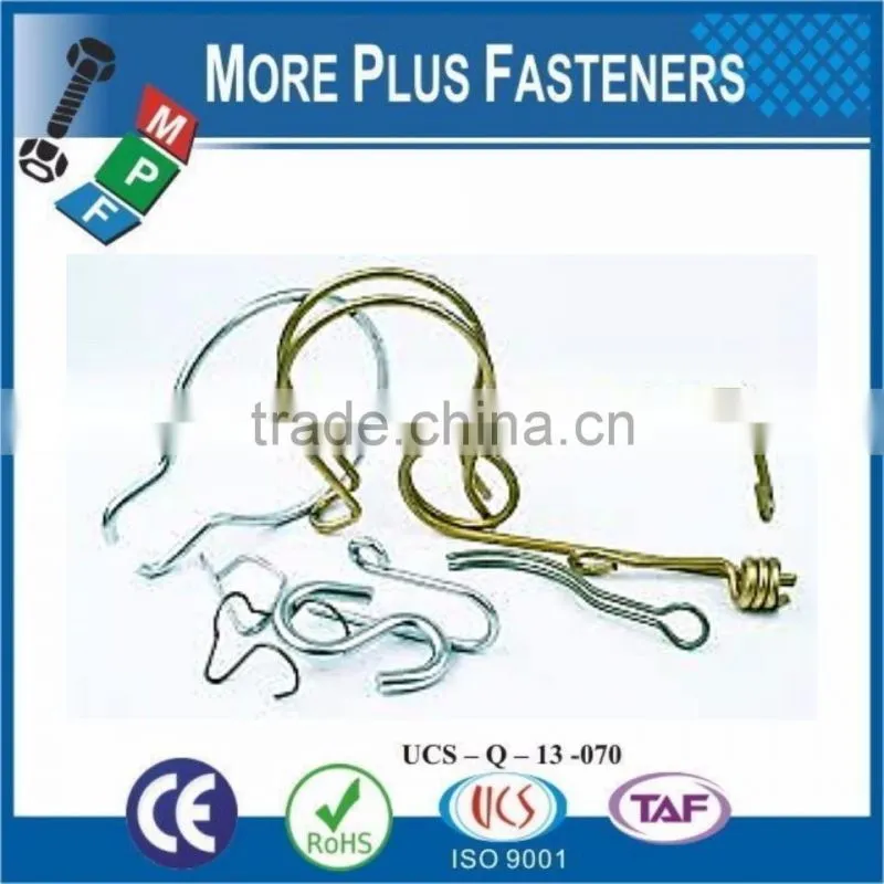 Made in Taiwan Custom Made Metal Small Zinc and Brass Wire Forms