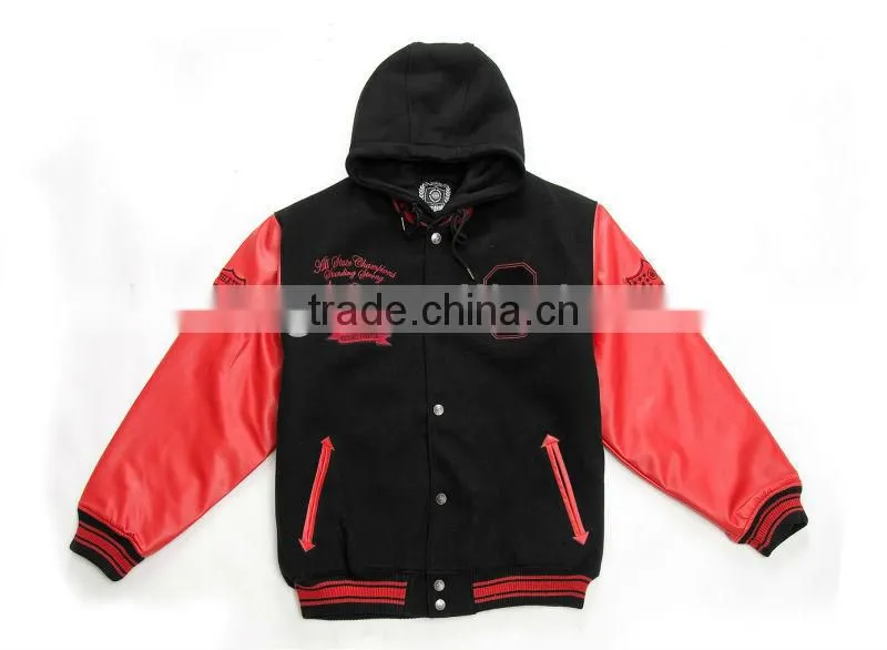 man wool varsity winter jacket coat