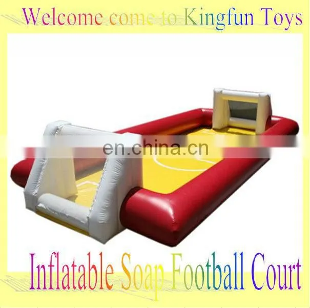 inflatable water soccer game