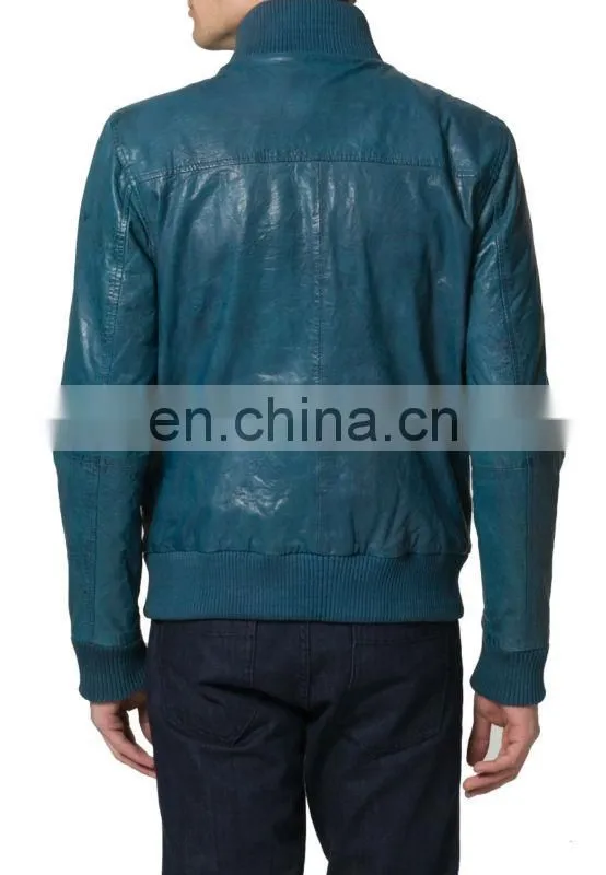 Leather jacket made of soft sheep leather