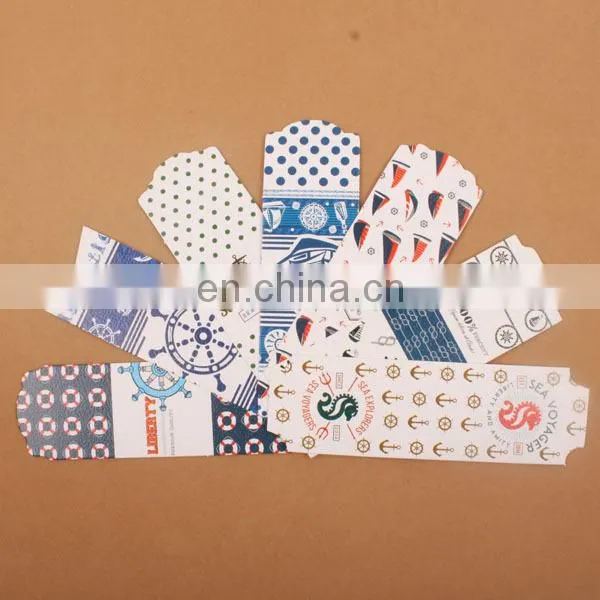 Personalized printable bookmarks with custom logo