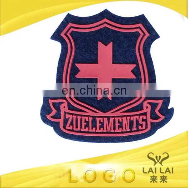 Eco-friendly cheap custom cloth 3d luggage tag with brand name