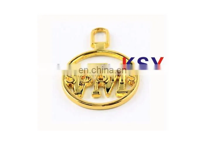 Fashion cheap bronze zipper slider for bag