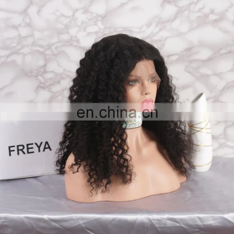 Virgin brazilian hair human hair full lace wig