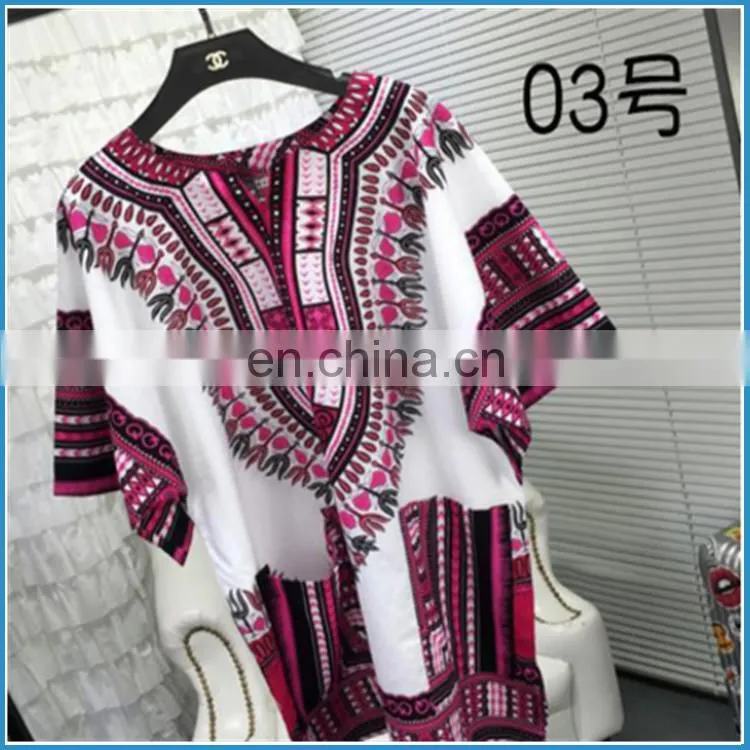 Wholesale Bulk Dashiki Shirt short sleeve thailand dashiki shirt