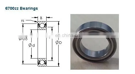 693 Open Bearing 3x8x4 Miniature Ball Bearing 693