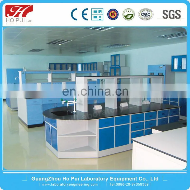 Laboratory equipment lab working test bench /island bench/central table
