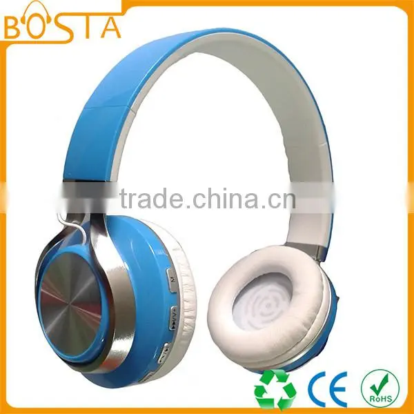 Computer game energy saving bluetooth 4.0 wireless headset with TF fm radio