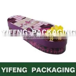 High quality paper cosmetic shoe box packaging