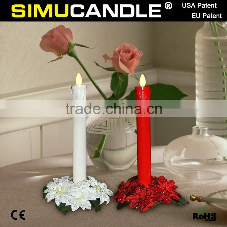 Church LED Taper candle with USA, EU patent