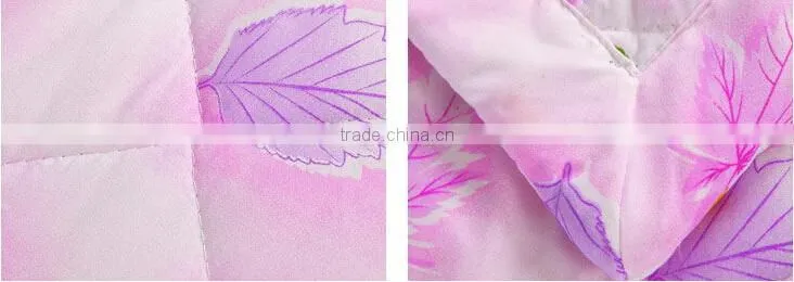 Cheap durable polyester poly cotton as filling floral home use patchwork quilt