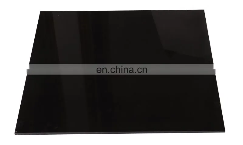Direct factory sell super black polished porcelain slab tile black kajaria floor tiles 24"x24"