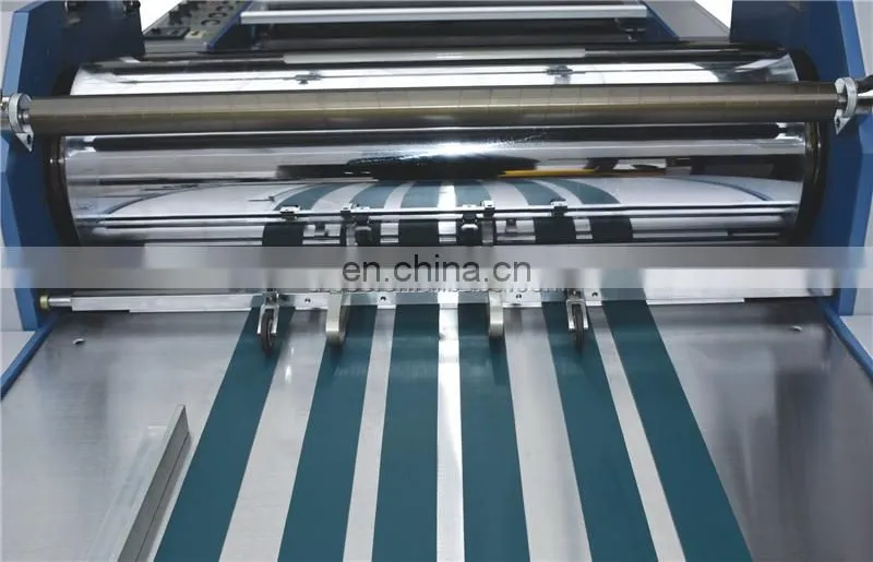 YFML920 Hydraulic Semi-automatic art paper board laminating machine, hot melt glue cardboard laminator with sheet cutter