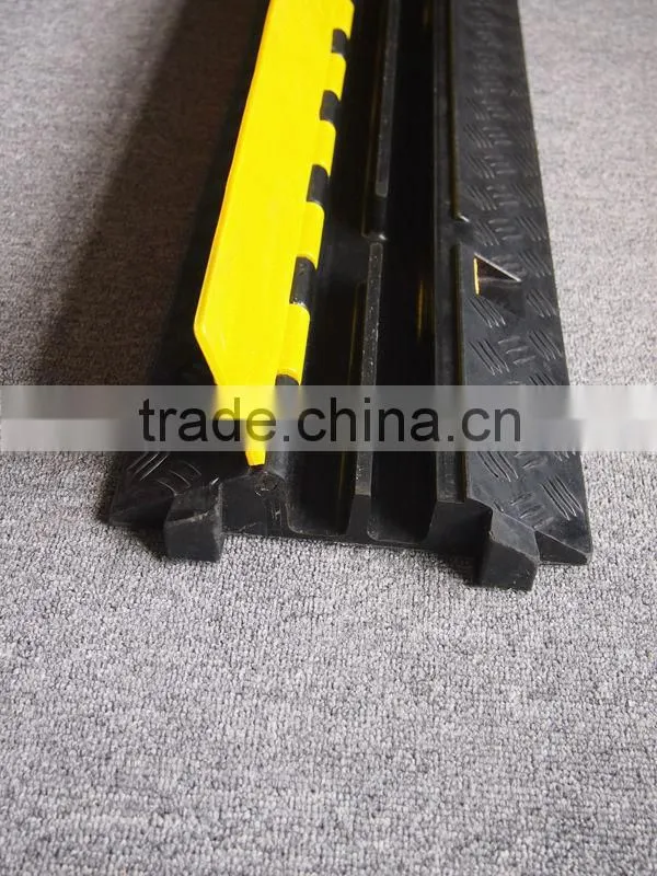 2-channels Rubber Cable protector cover