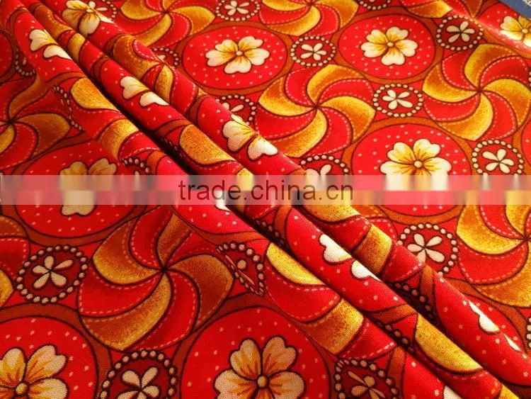 rayon fabric wholesale in china fashion flower style