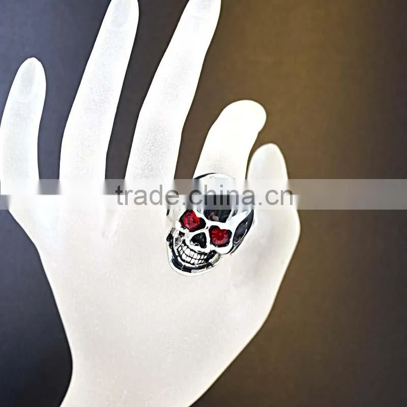 Hot sale wholesale products stainless steel skull cool sex rings for men