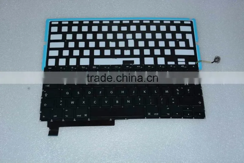 French Layout Laptop keyboard Replacement LED Backlight For Macbook Pro 15" A1286 2008-2012