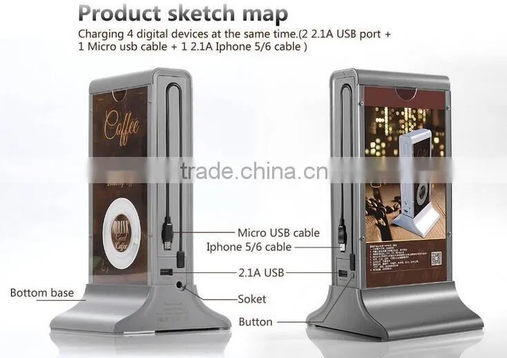 2016 newest biggest capacity 50000 Mah power bank for lounge bar, tea bar, coffee shop,Laptop