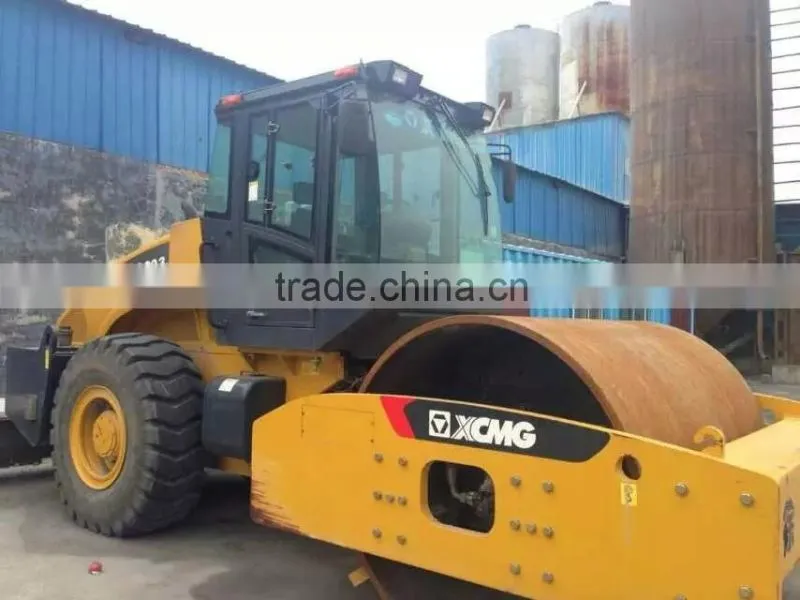 USED XCMG ROAD ROLLER 20 TON VIBRATORY ROAD ROLLER XS203J, 2014 MADE