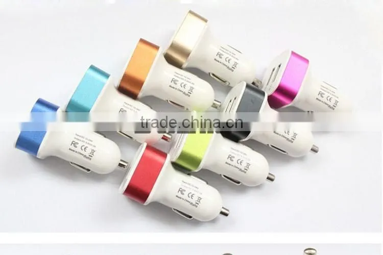 new products 2016 qc2.0 car charger, usb car charger for charging mobile phone/tablet/MP3 devices china supplier free sample