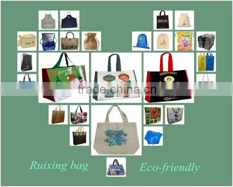 2014 kids love design pp lamination custom woven school bag