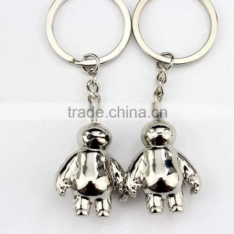 Robot Zinc Alloy Ultra Marines White Doll Pendant Metal Keychain