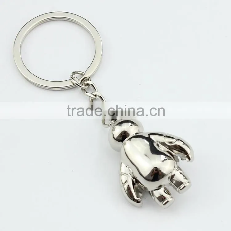 Robot Zinc Alloy Ultra Marines White Doll Pendant Metal Keychain
