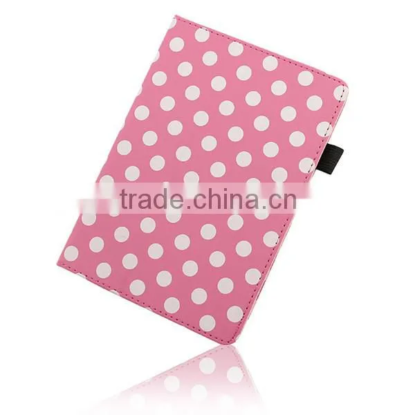 Fashion Polka Dot Leather Case Covers for Kindle Fire Covers