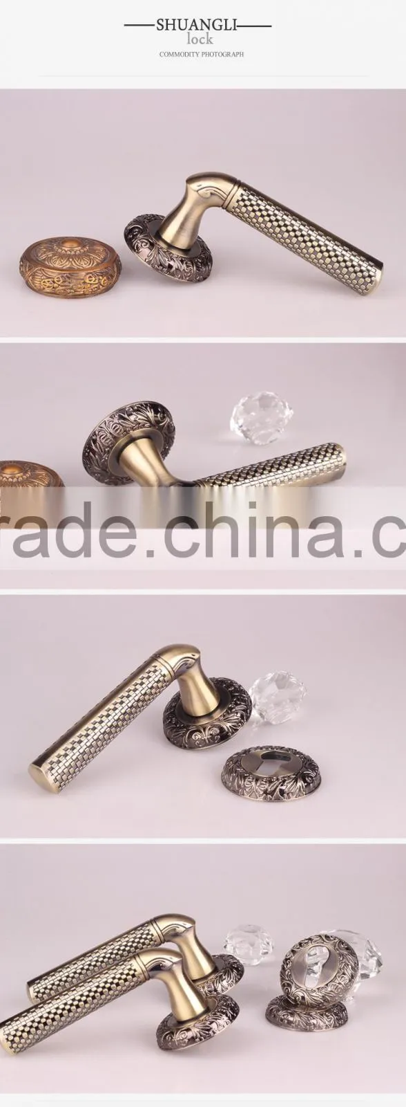 High quality Zinc Alloy lever handle door lock