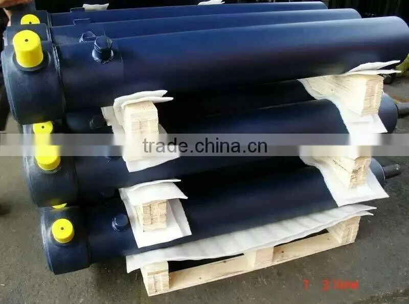 Hyva type long stroke 6TG-E105-1000 telescopic hydraulic cylinder for dump truck