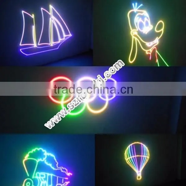 2016 Hot sale indoor multi color 3W dj laser lights
